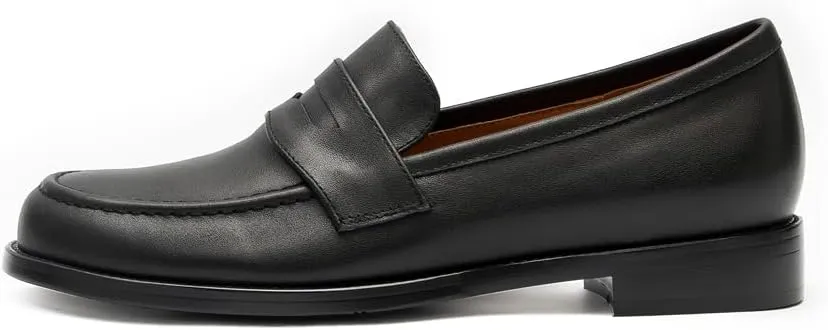Women's Classic Flat Leather Penny Loafer