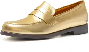 Women's Classic Flat Leather Penny Loafer