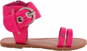 Women's Flat Mule, Fuchsia, 7