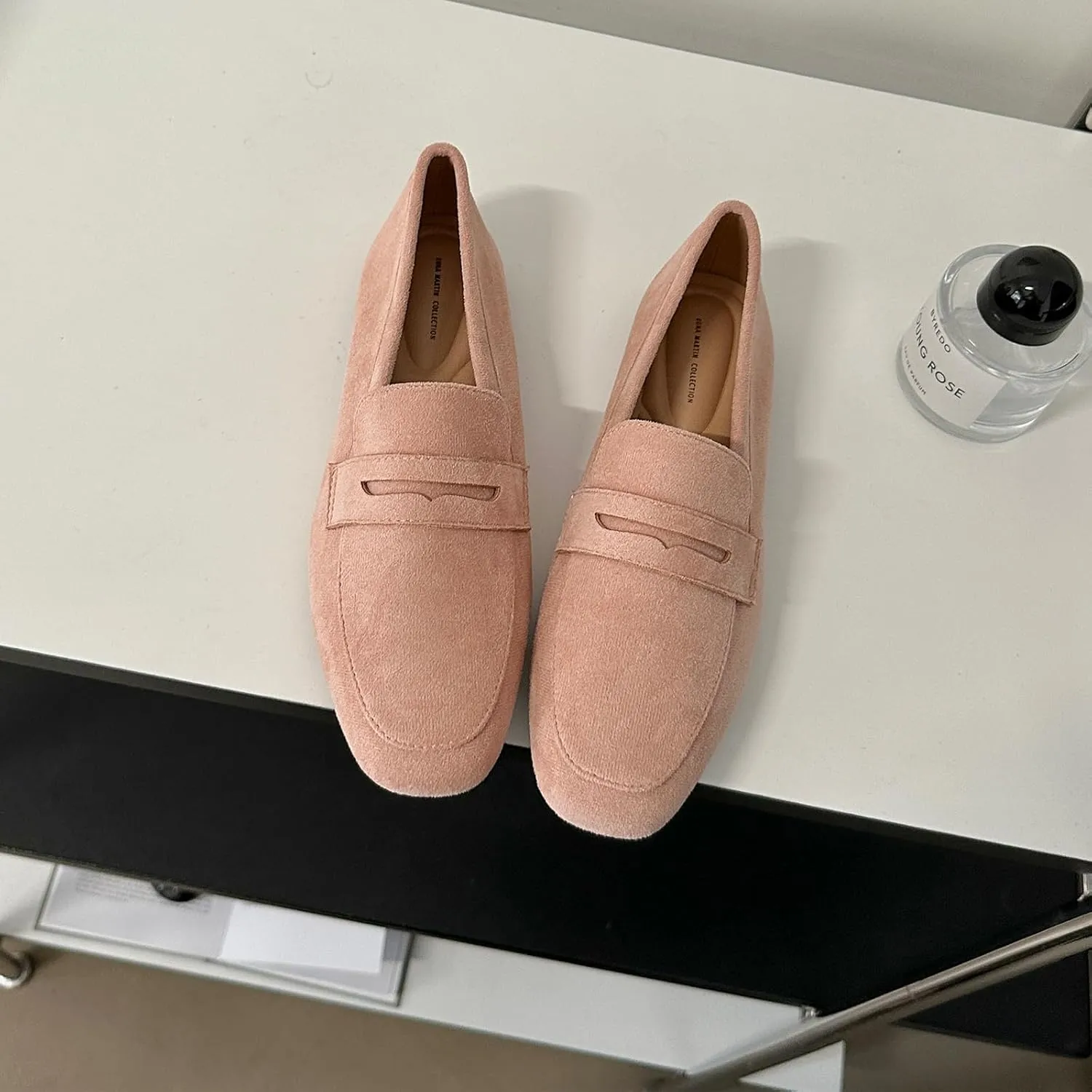 Women's Slip On Platform Loafers Lace-Up Round Toe Penny Loafers Non-Slip Comfort Casual Dressy School Shoes