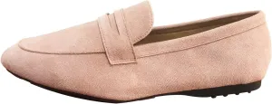 Women's Slip On Platform Loafers Lace-Up Round Toe Penny Loafers Non-Slip Comfort Casual Dressy School Shoes